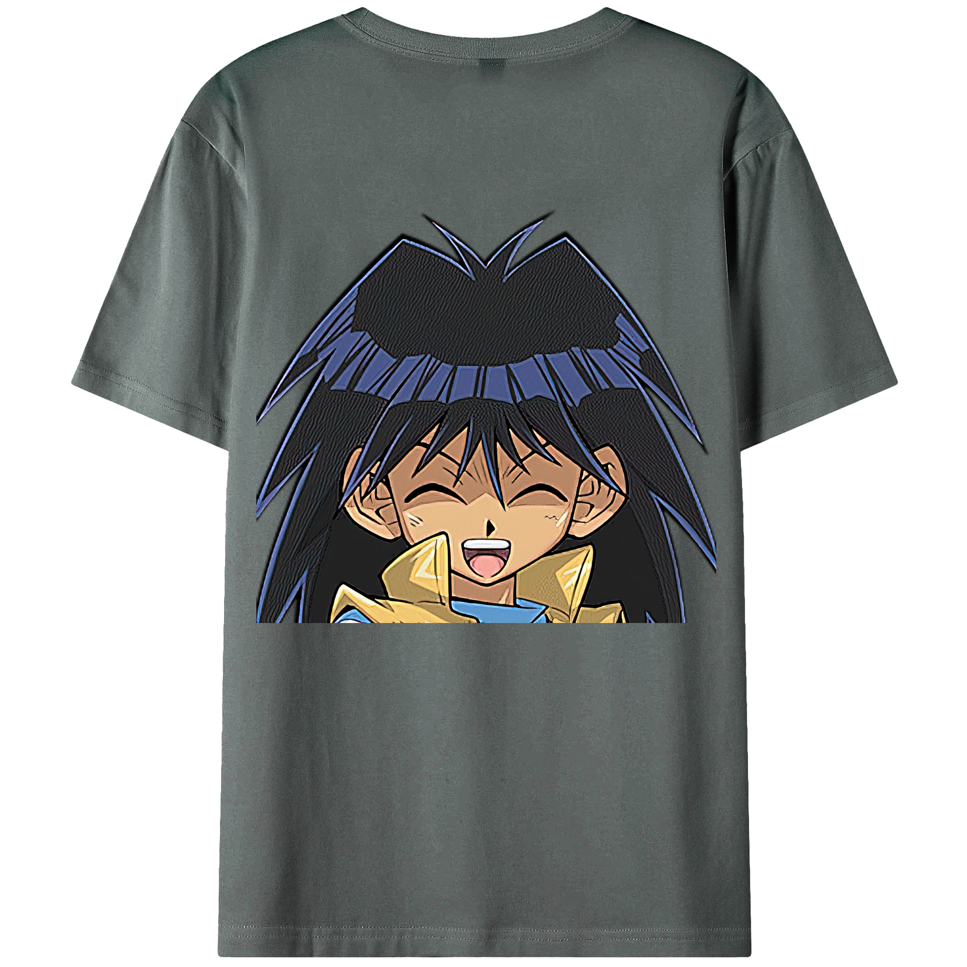 （画像用） 遊☆戯☆王 Yu-Gi-Oh! 綿100％ メンズ半袖Tシャツ（バックプリント） 通気性